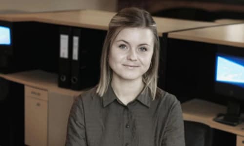 Case image slider - image of Cecilie from Goldschmidt