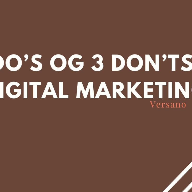 Blog post about dos and don'ts