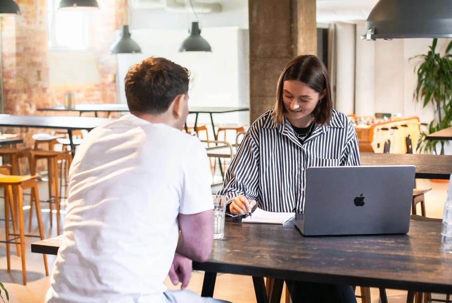 Billede fra internt møde